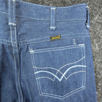 Maverick Vintage 70s Boot Flare Jeans Boys 16 Regular Blue Denim NWT Deadstock - take2supply