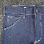 Key Jeans Vintage Womens 27 M Blue Red Embroidered Flare Jeans NWT - take2supply