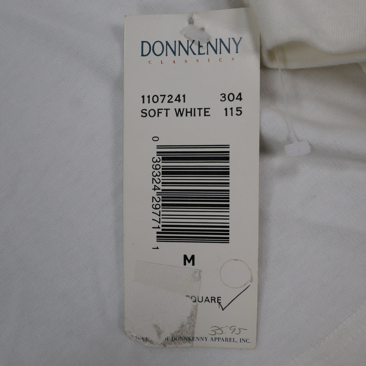 Donnkenny Classics Polo Shirt Womens M Vintage 90s White Embroidered Cat NWT - take2supply