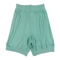 Silhouettes by Kathy Shorts Womens Small Vintage 90s Aqua Green Cotton Knit USA - take2supply