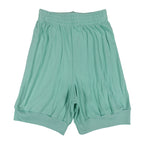 Silhouettes by Kathy Shorts Womens Small Vintage 90s Aqua Green Cotton Knit USA - take2supply