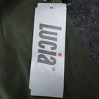 Lucia Trousers Womens 12 Vintage 90s Cactus Green Stretch Straight Leg Pants NWT - take2supply
