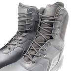 Battle Ops Tactical Boot Mens 11 8-Inch Side-Zip Waterproof Composite Toe Black - take2supply