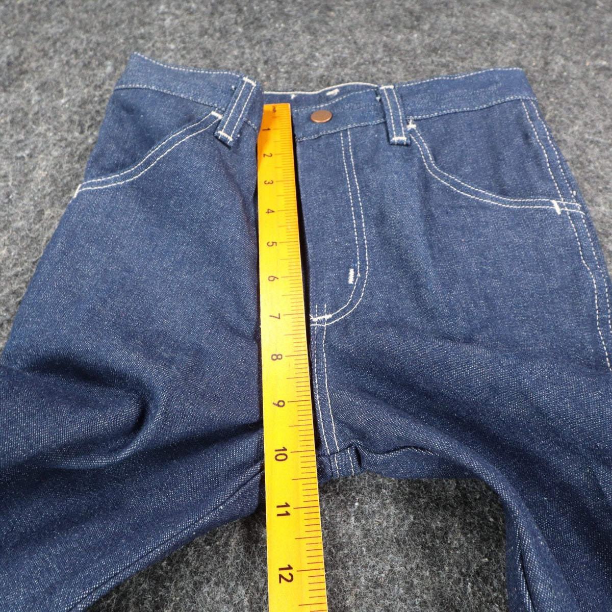 Maverick Straight Leg Jeans Boys 10 Regular Vintage 70s Deadstock Cotton USA - take2supply