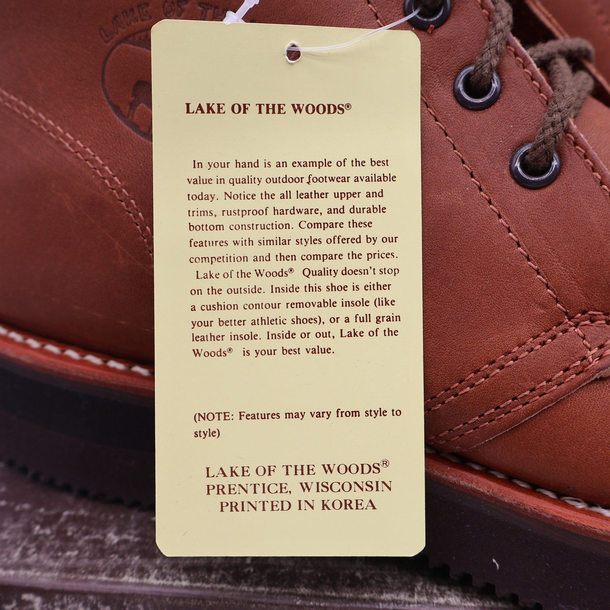 Lake of the Woods Chukka Boots Mens 8 EE Vintage Brown Leather 2429 New With Box - take2supply