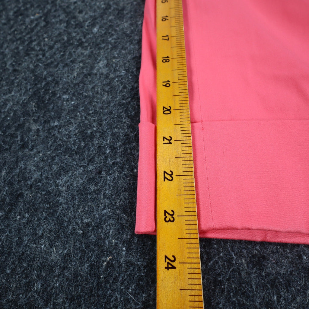 AGB Byer California Capri Pants Womens 14 Coral Cuffed Stretch NWT Deadstock - take2supply