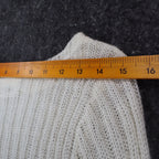 A. Byer Sweater Womens Medium Vintage 90s Cream Mohair Ribbed Open Knit Top - take2supply