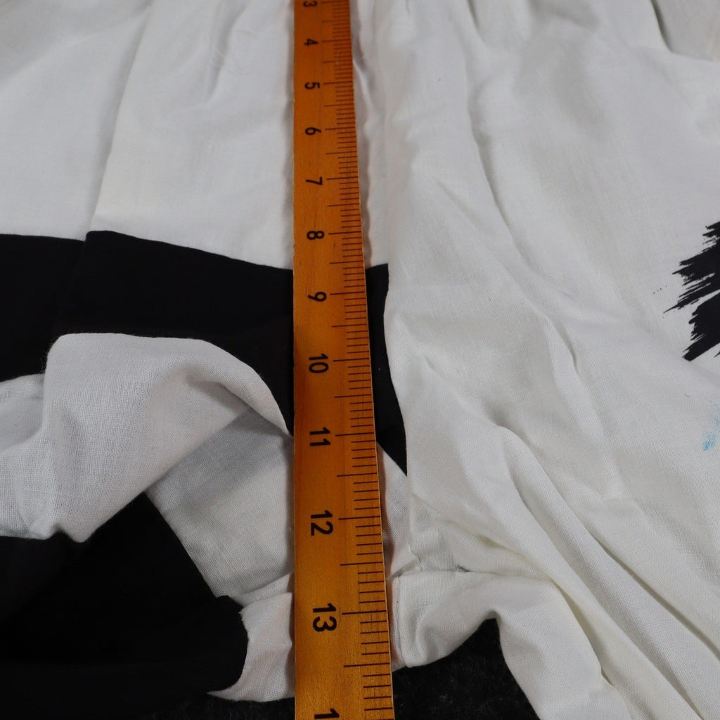 Just n Sun Shorts Kids Large Vintage 90s White Neon Graphic Cotton Deadstock USA - take2supply