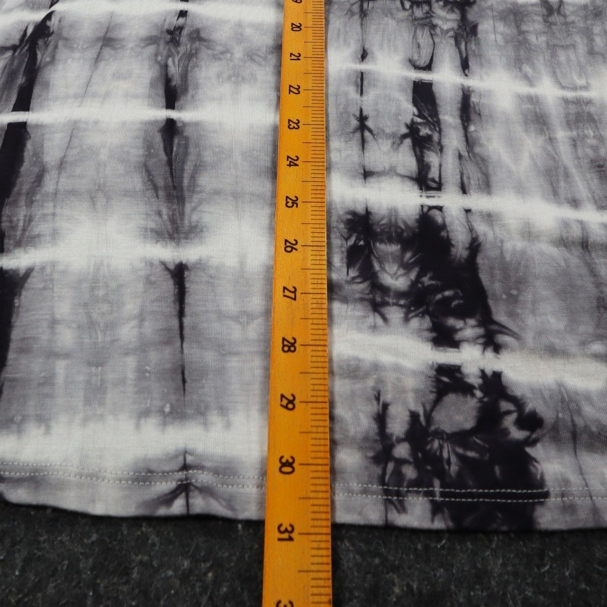 Tribal Cardigan Womens Small Gray Tie Dye Open Front Lightweight Jersey Knit NEW - take2supply