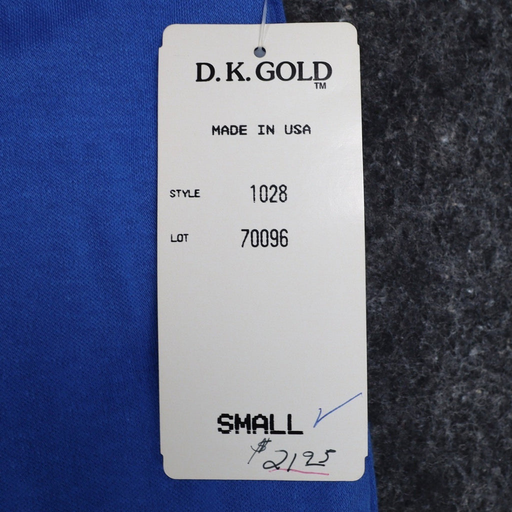 D.K. Gold Midi Skirt Womens Small Vintage 90s Blue Cotton Blend Made in USA NWT - take2supply