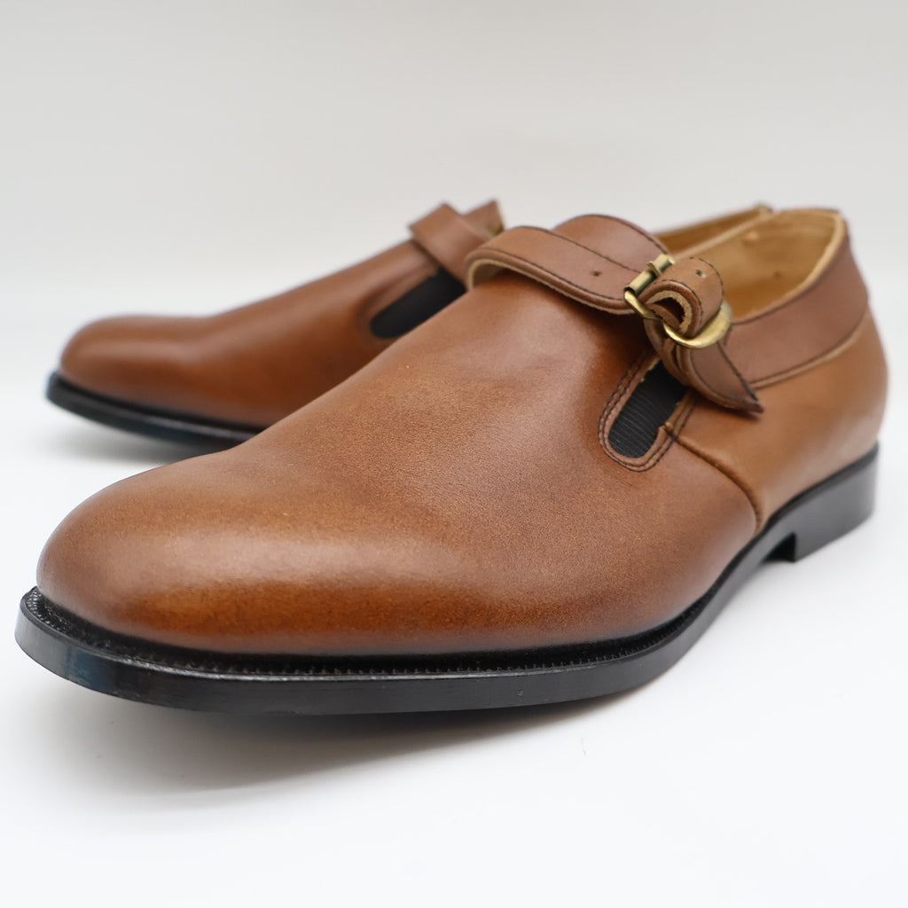 Young Explorers Lyons Boys Loafers 2.5 Vintage Leather Monk Strap Antique Brass - take2supply