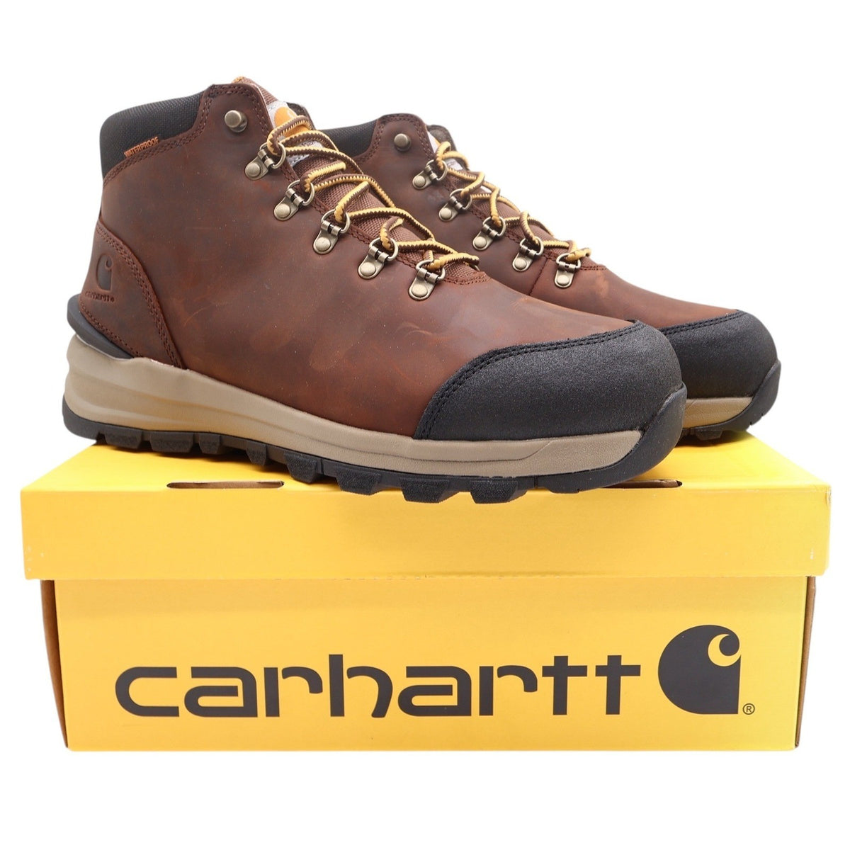 Carhartt Modern Gilmore Work Boots Mens 11W Brown Leather Alloy Toe NWT FH5550-M - take2supply
