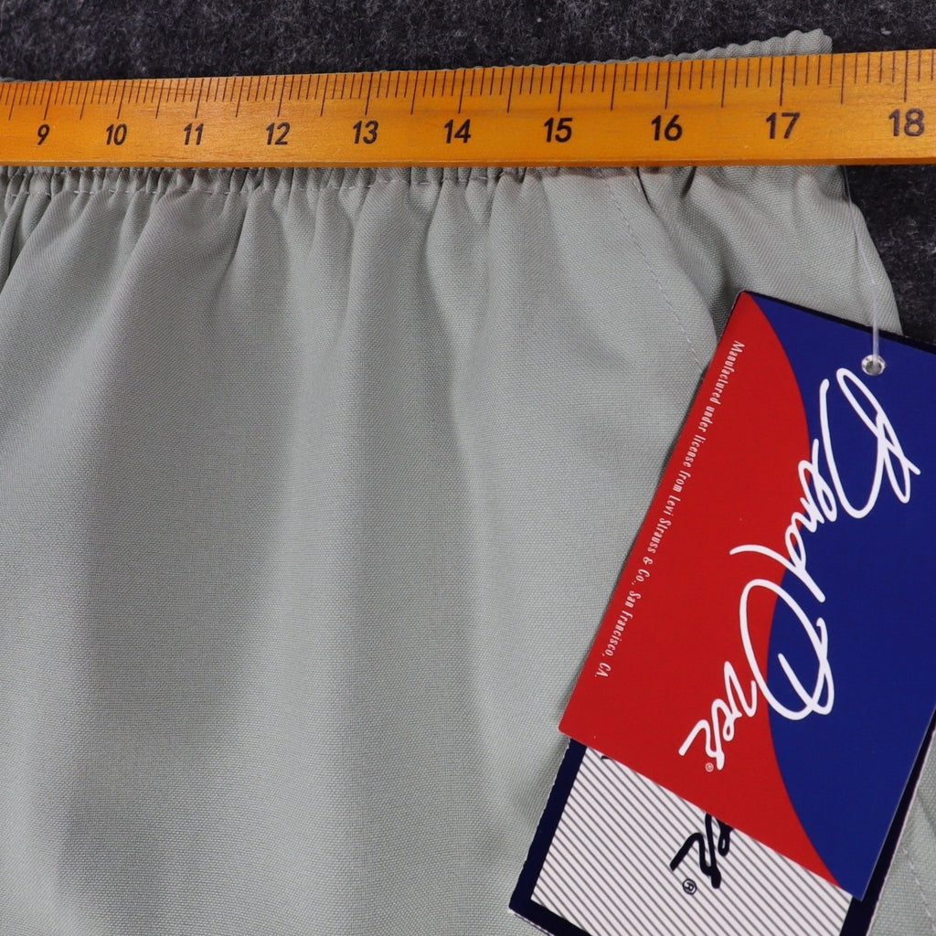 Bend Over Levi Strauss Pants Womens 20 Avg Vintage 90s Green Elastic Waist NEW - take2supply
