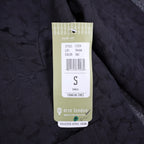Erin London Blazer Women Size S Black Textured Jacquard Open Front Jacket New - take2supply