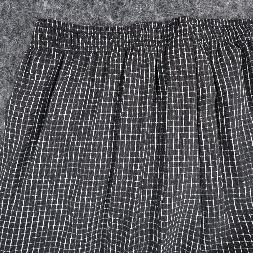 Southern Lady Pants Womens Large Black White Grid Check Elastic Waist NWT NOS - take2supply