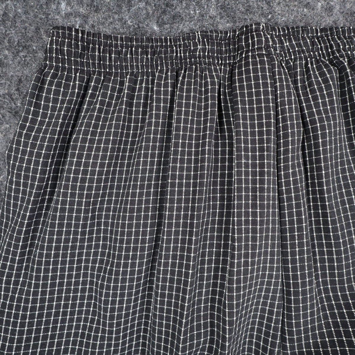 Southern Lady Pants Womens Large Black White Grid Check Elastic Waist NWT NOS - take2supply