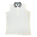 Dunbrooke 90s Vintage Sleeveless Polo Shirt Womens XL White Cotton New - take2supply