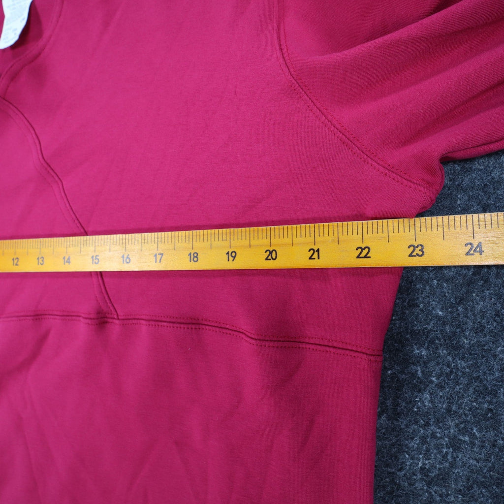 Southern Lady Top Women XL Red Long Sleeve V-Neck Faux Wrap Cotton Blend NWT - take2supply