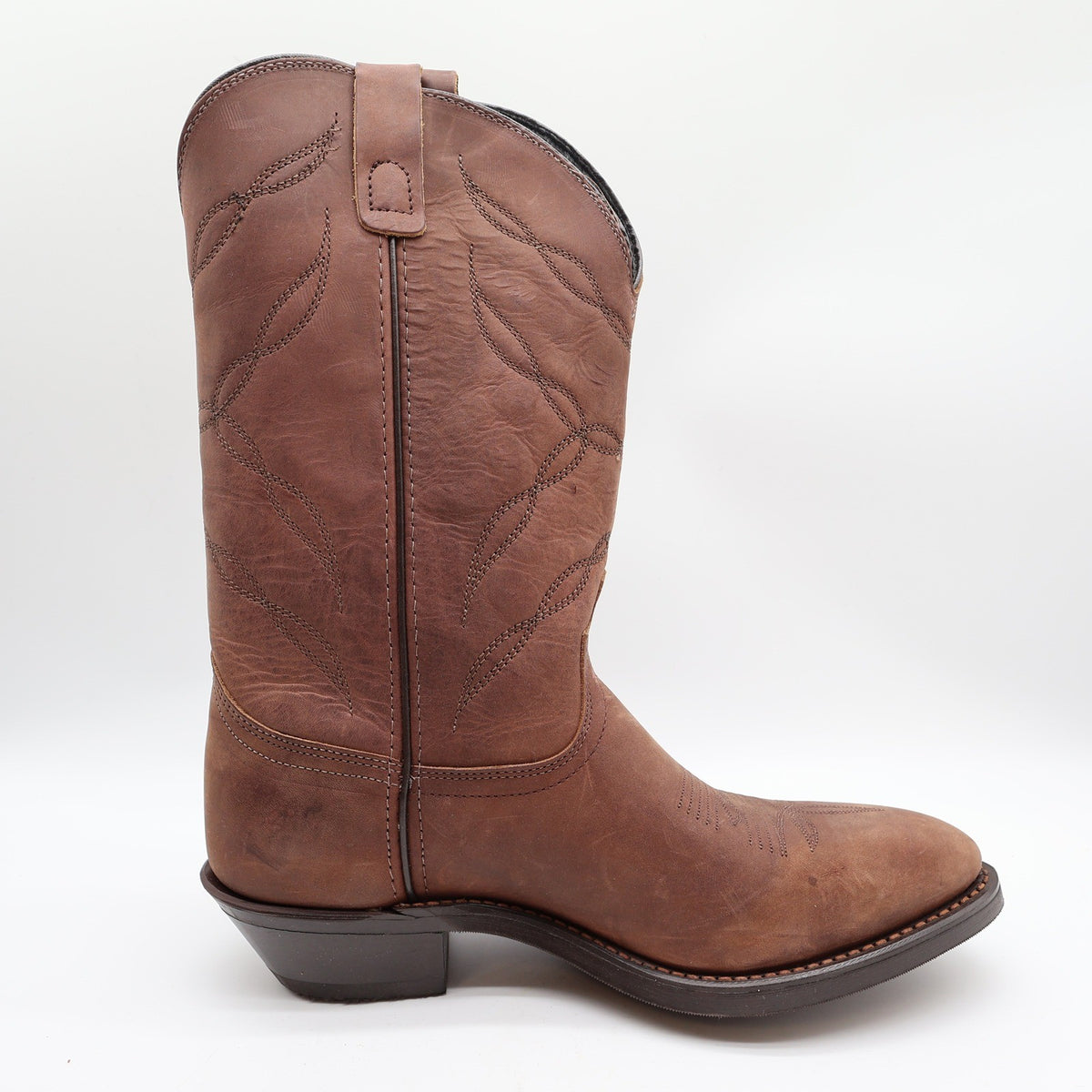 Laredo Western Boots Mens 8.5 D Tan Leather Cowboy Roping 28-1805 NWT - take2supply