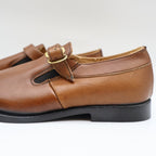 Young Explorers Lyons Boys Loafers 2.5 Vintage Leather Monk Strap Antique Brass - take2supply