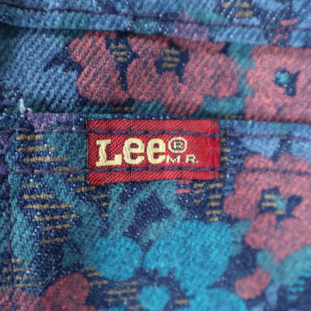 Lee Riders Girls 10 Regular Floral Jeans Straight Leg Blue USA Cotton NOS NWT - take2supply