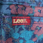 Lee Riders Girls 10 Regular Floral Jeans Straight Leg Blue USA Cotton NOS NWT - take2supply
