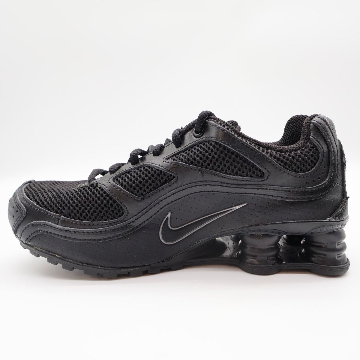 Nike Shox Turbo 9 GS Kids Size 4Y Vintage 2009 Black Running Shoes 366793-001 - take2supply