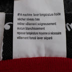 N Touch Top Womens Small Red Cotton Blend Rhinestone Split Sleeve Macintosh - take2supply