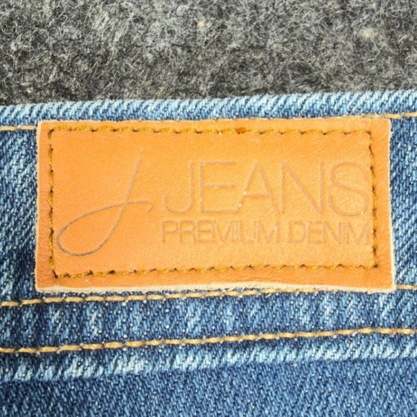 J Jeans Straight Leg Jeans Womens 8 Short Medium Indigo Denim NWT C722 - take2supply
