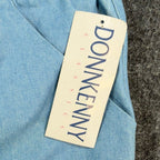 Donnkenny Vintage 90s Shorts Womens 8 Blue Elastic Waist Drawstring NWT - take2supply
