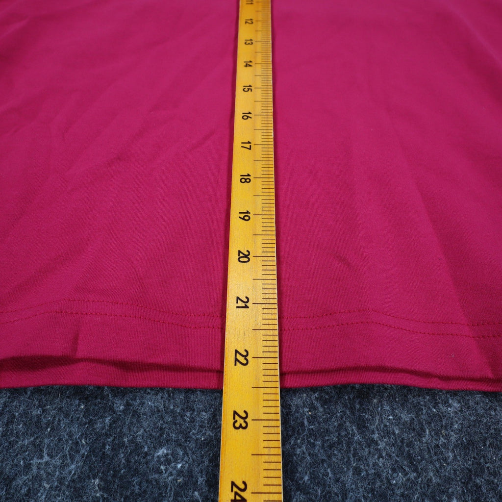 Southern Lady Top Women XL Red Long Sleeve V-Neck Faux Wrap Cotton Blend NWT - take2supply