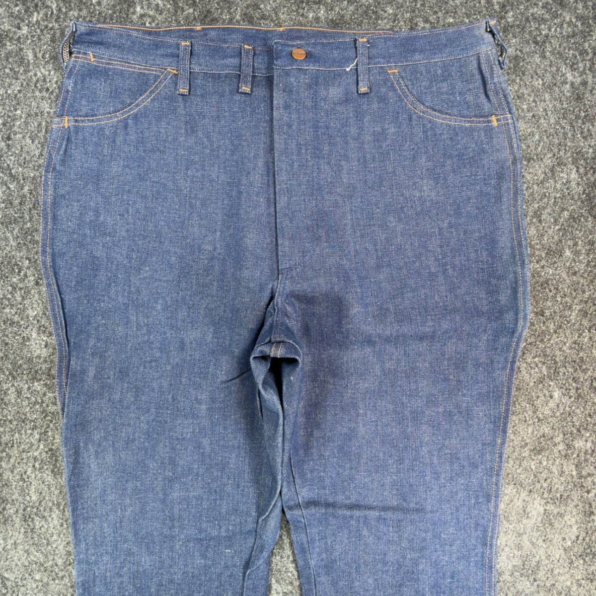 Maverick Vintage 1970s Bootcut Jeans Mens 42x34 Dark Wash Cotton Denim NOS NEW - take2supply