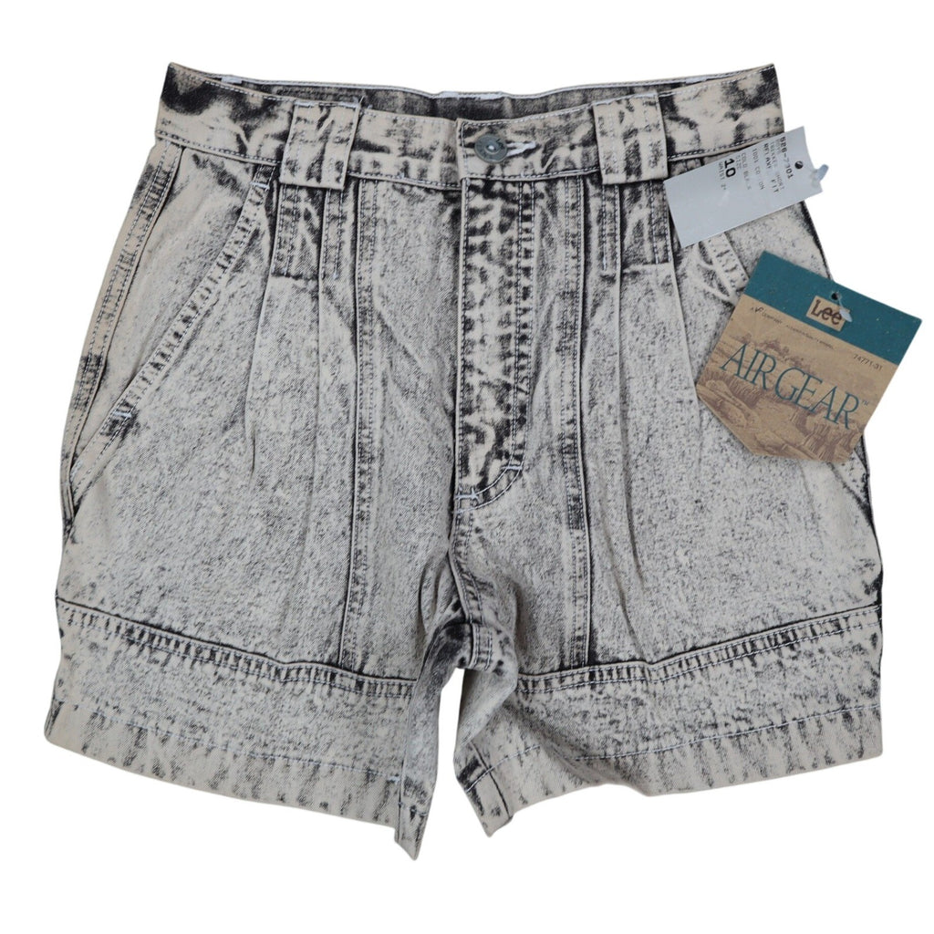 Lee Trekker Shorts Boys 10 Vintage 80s Acid Wash Black Cotton Air Gear NWT 24w - take2supply