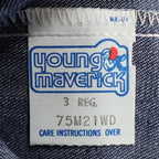 Young Maverick Vintage 70s Straight Leg Jeans Boys 3 Blue Denim NWT USA - take2supply