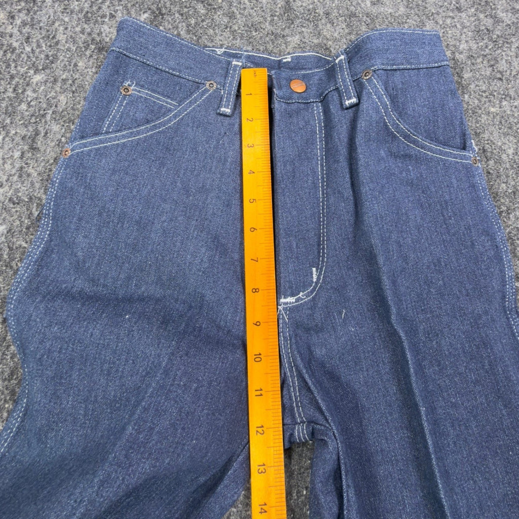 Maverick Vintage 70s Straight Leg Jeans Boys 16 Blue Cotton Blend NWT - take2supply