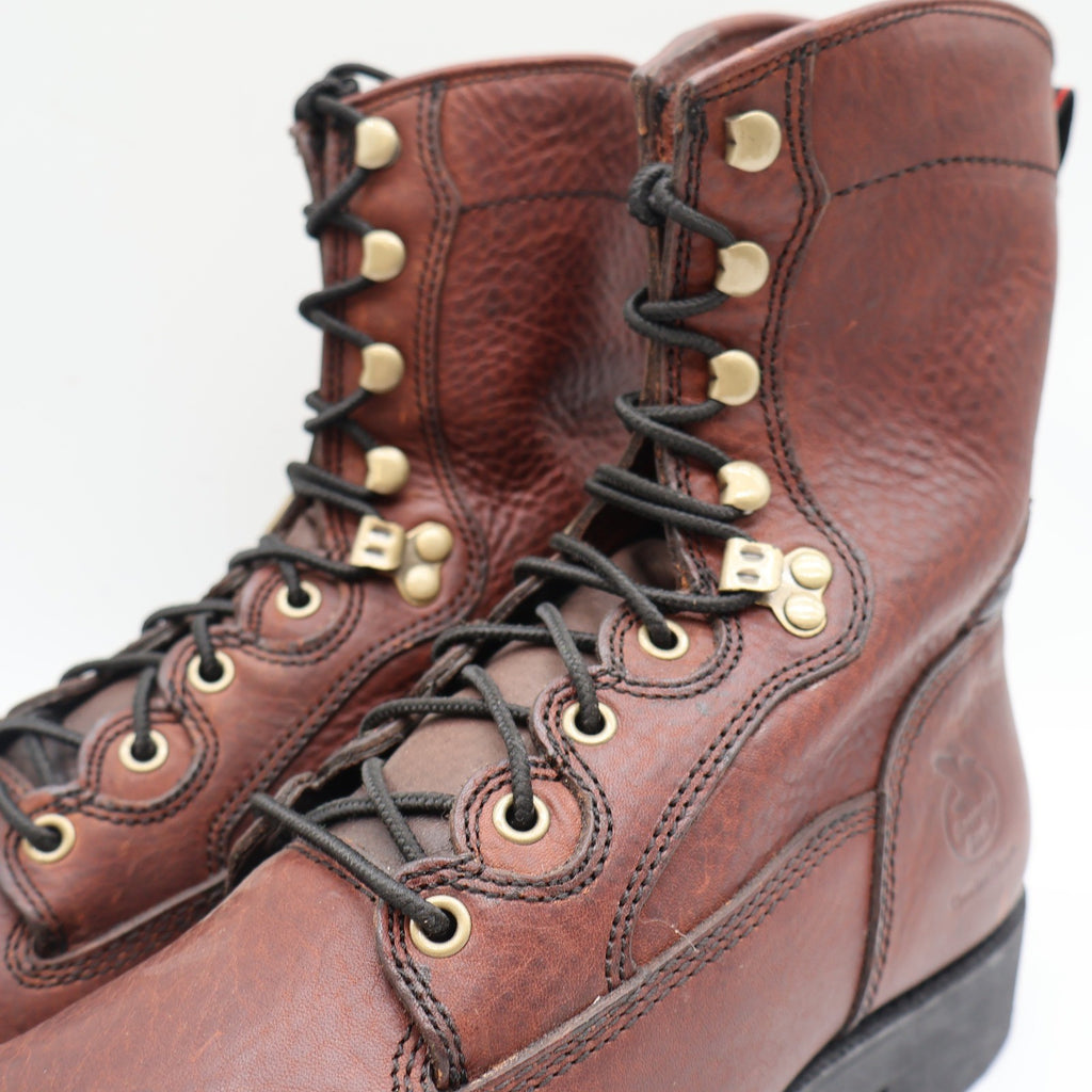 Georgia Boot Carbo-Tec G8845 Mens 11M Work Boots Roan Brown Leather 8 Inch NIB - take2supply