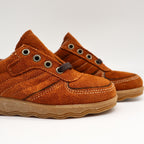 Walker Suede Oxford Shoes Mens 12.5D Vintage Deadstock Rust Brown Gum Sole 2646 - take2supply