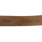 Orvis Genuine Leather Belt Made in Italy Silver Buckle Size 44 110 - take2supply