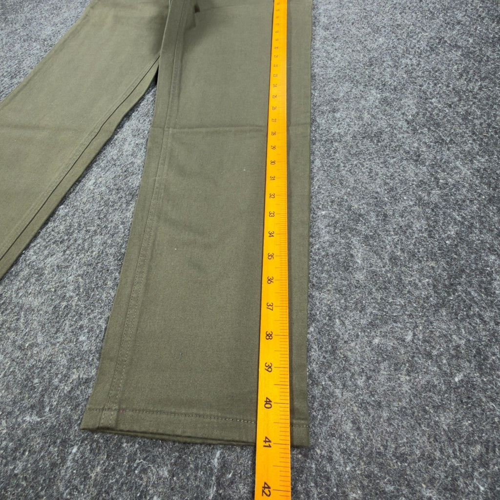 Levi's Y2K 550 Relaxed Tapered Jeans Womens 12 Olive Green NWT Stretch Deadstock - take2supply