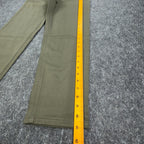 Levi's Y2K 550 Relaxed Tapered Jeans Womens 12 Olive Green NWT Stretch Deadstock - take2supply