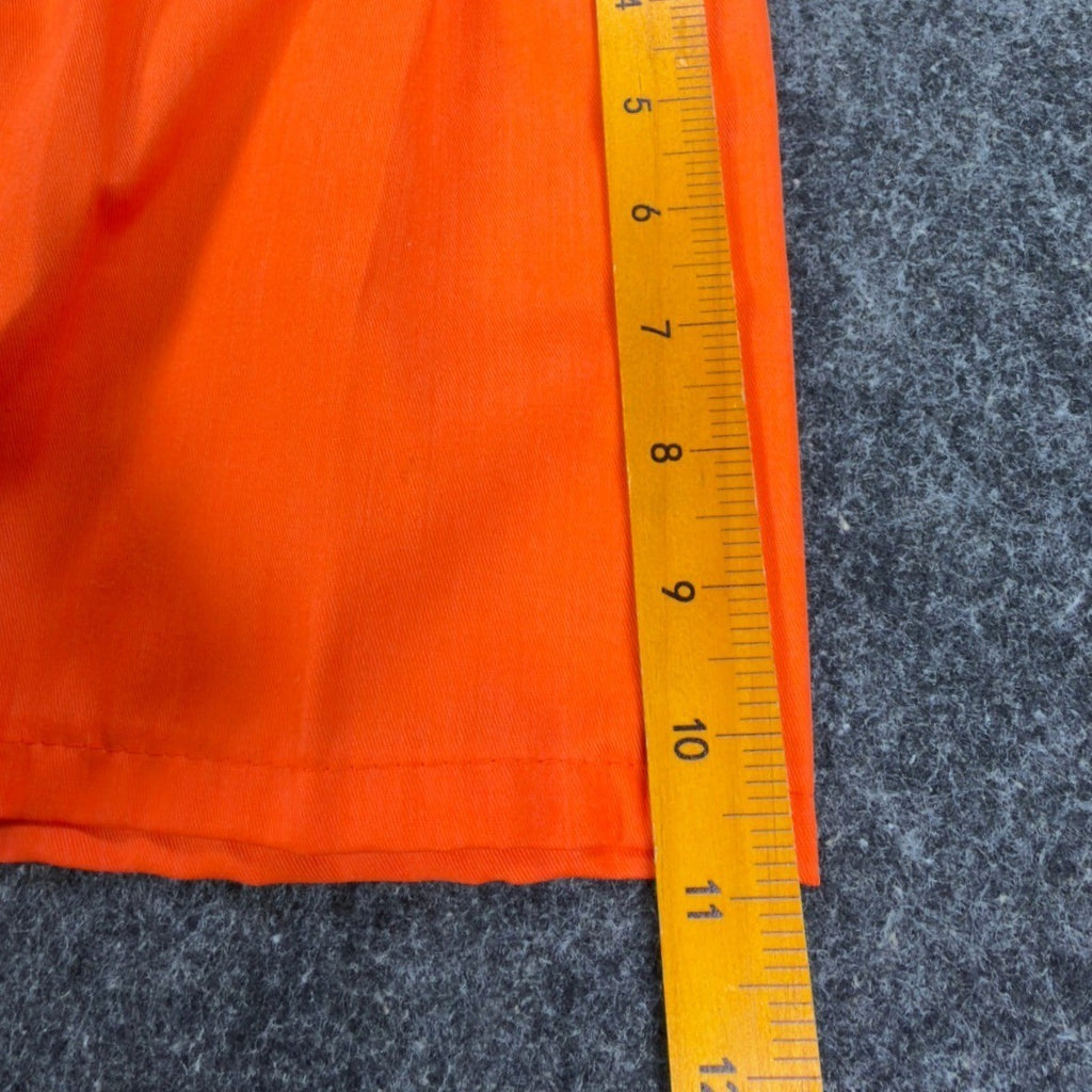 Fruit of the Loom Vintage 70s Gym Shorts Mens 28-30 Orange Deadstock NWT - take2supply