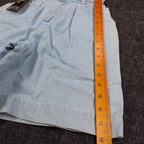 Levi's 917 Shorts Womens 12 Vintage 90s Light Wash Denim Made in USA Deadstock - take2supply