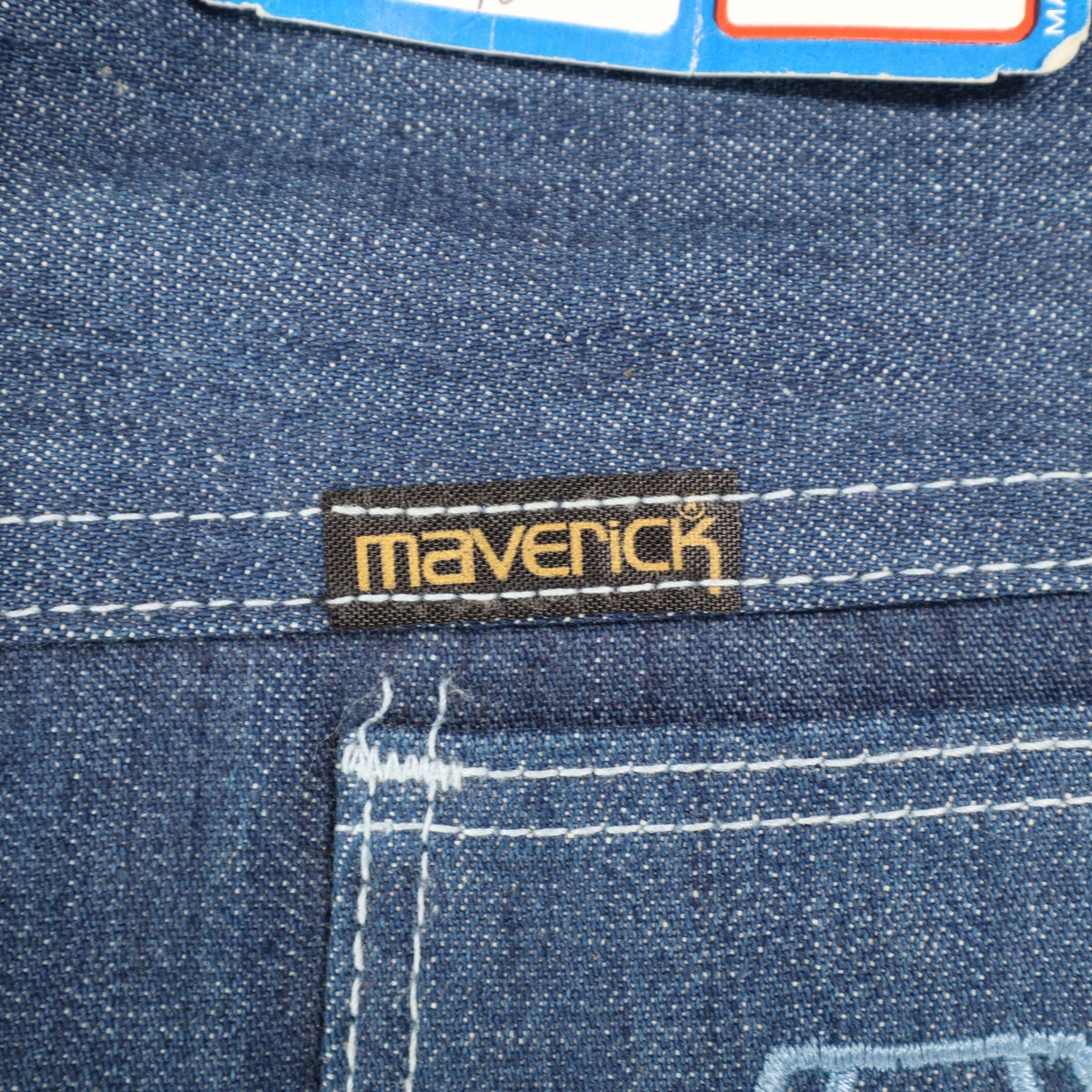 Vintage Young Maverick Boys Jeans 7 Regular Blue Flare Leg USA NWT - take2supply