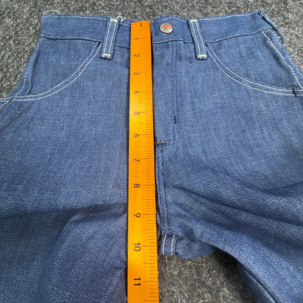 Maverick Vintage 70s Jeans Girls 7 Reg Blue High Waist USA NOS NWT 24x25.75 - take2supply