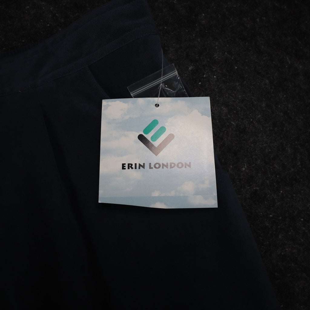 Erin London Pants Womens XL Silverado Blue Pleated Elastic Waist New NWT C853 - take2supply