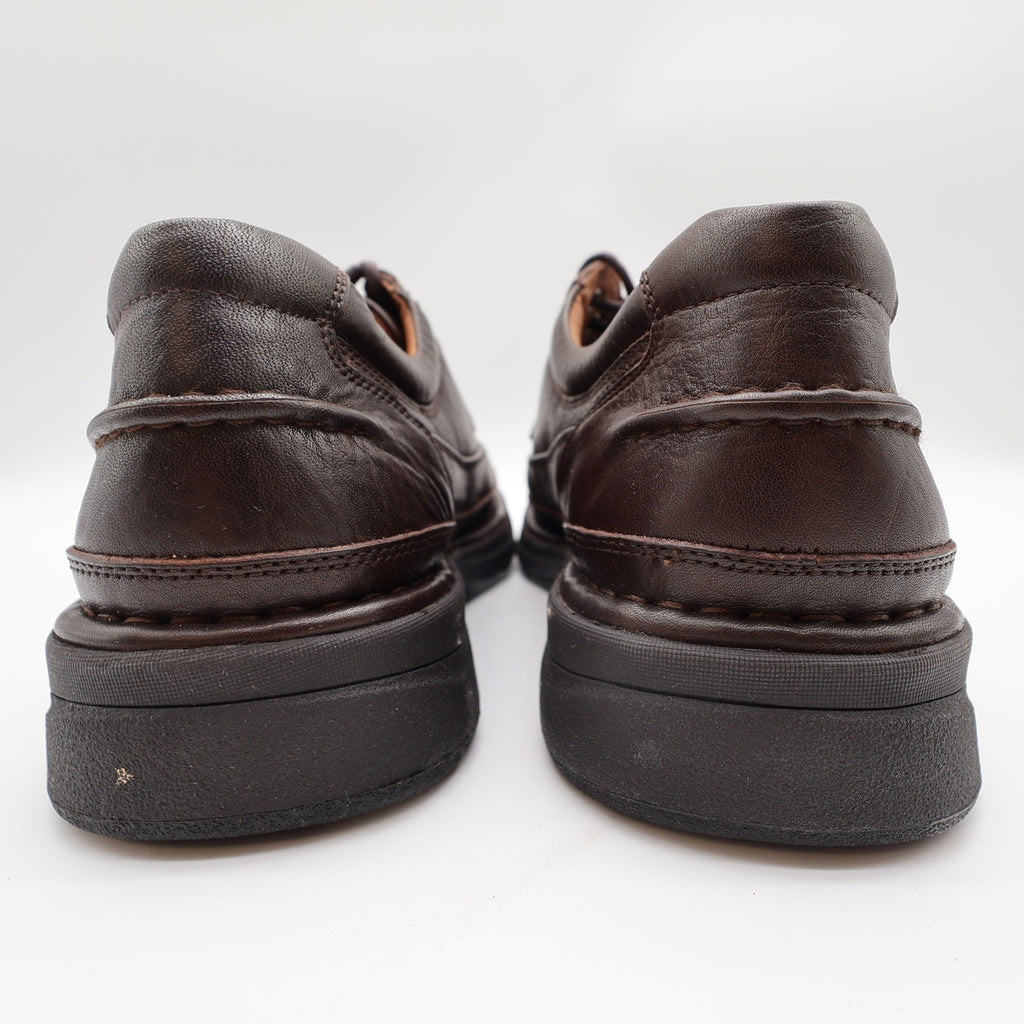 Hush Puppies Summit Persimmon Mens 9 M Brown Leather Casual Derby Shoes 14191 - take2supply