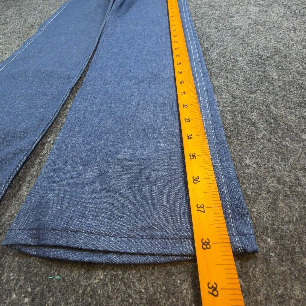 Young Maverick Girls 10 Blue Cotton Blend Straight Leg Embroidered Jeans - take2supply