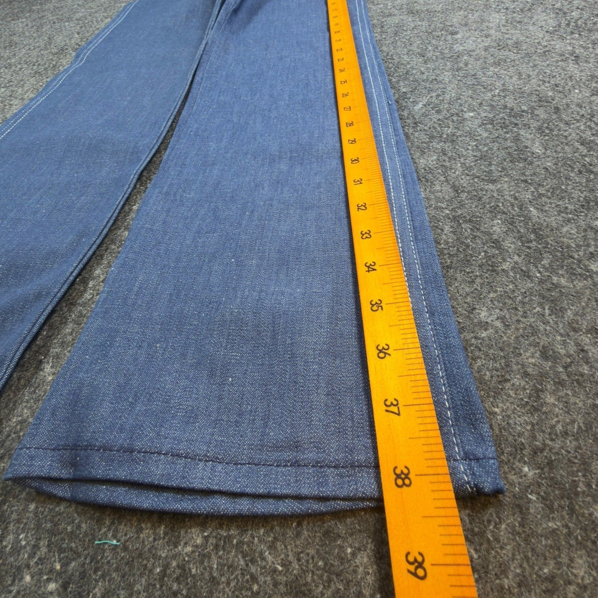 Young Maverick Girls 10 Blue Cotton Blend Straight Leg Embroidered Jeans - take2supply