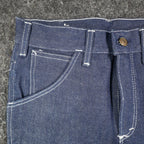 Key Jeans Vintage Womens 27 L Blue Red Embroidered Flare Jeans NWT - take2supply