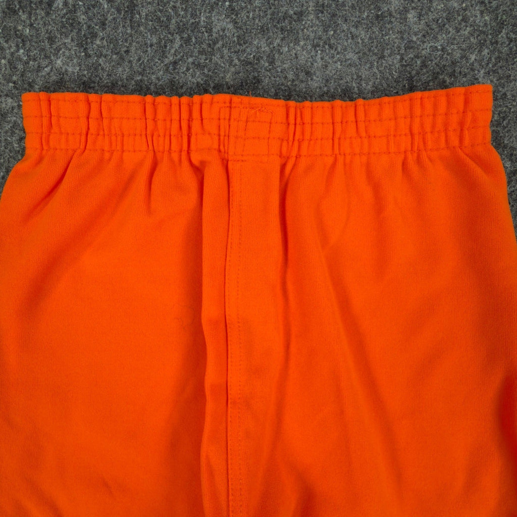 Yale Vintage 70s Athletic Shorts Mens XS Orange Nylon Deadstock New - take2supply